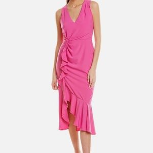 Pink midi dress Sz 2